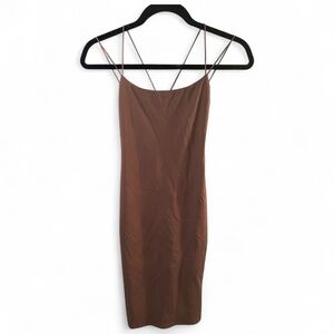 Babaton Chocolate Brown Dress